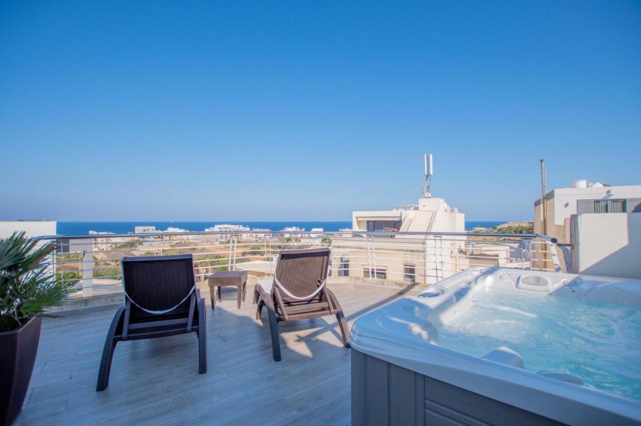 Kernice Penthouse With Sea And Country Views Of Xghajra Extérieur photo